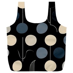 A Minimalist Pattern With Simple Lines And Shapes, Creating A Clean And Modern Aesthetic 03 Full Print Recycle Bag (xxl)