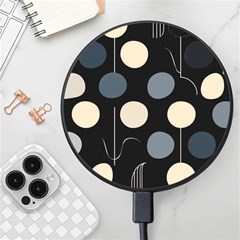 A Minimalist Pattern With Simple Lines And Shapes, Creating A Clean And Modern Aesthetic 03 Wireless Fast Charger(black) by myclothy