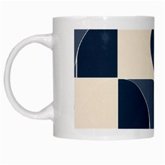 A Minimalist Pattern With Simple Lines And Shapes, Creating A Clean And Modern Aesthetic 04 White Mug