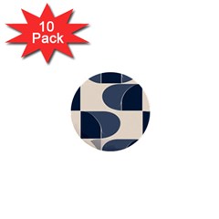 A Minimalist Pattern With Simple Lines And Shapes, Creating A Clean And Modern Aesthetic 04 1  Mini Buttons (10 Pack) 