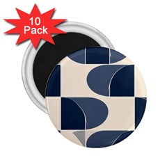 A Minimalist Pattern With Simple Lines And Shapes, Creating A Clean And Modern Aesthetic 04 2 25  Magnets (10 Pack) 