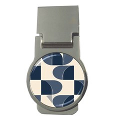 A Minimalist Pattern With Simple Lines And Shapes, Creating A Clean And Modern Aesthetic 04 Money Clips (round) 