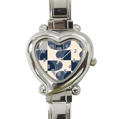 A Minimalist Pattern With Simple Lines And Shapes, Creating A Clean And Modern Aesthetic 04 Heart Italian Charm Watch