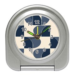 A Minimalist Pattern With Simple Lines And Shapes, Creating A Clean And Modern Aesthetic 04 Travel Alarm Clock