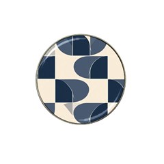 A Minimalist Pattern With Simple Lines And Shapes, Creating A Clean And Modern Aesthetic 04 Hat Clip Ball Marker (4 Pack)