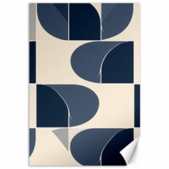 A Minimalist Pattern With Simple Lines And Shapes, Creating A Clean And Modern Aesthetic 04 Canvas 12  X 18 