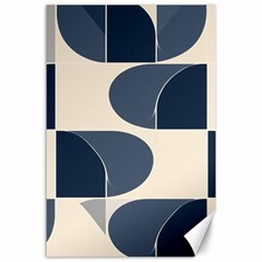 A Minimalist Pattern With Simple Lines And Shapes, Creating A Clean And Modern Aesthetic 04 Canvas 24  X 36 