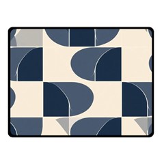 A Minimalist Pattern With Simple Lines And Shapes, Creating A Clean And Modern Aesthetic 04 Fleece Blanket (small)