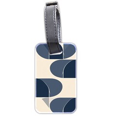 A Minimalist Pattern With Simple Lines And Shapes, Creating A Clean And Modern Aesthetic 04 Luggage Tag (two Sides)