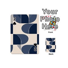 A Minimalist Pattern With Simple Lines And Shapes, Creating A Clean And Modern Aesthetic 04 Playing Cards 54 Designs (mini) by myclothy