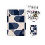 A Minimalist Pattern With Simple Lines And Shapes, Creating A Clean And Modern Aesthetic 04 Playing Cards 54 Designs (Mini) Front - Spade4