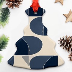 A Minimalist Pattern With Simple Lines And Shapes, Creating A Clean And Modern Aesthetic 04 Ornament (christmas Tree) 