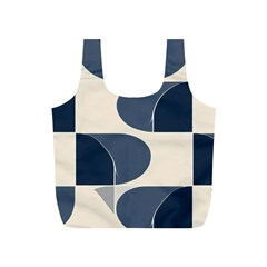 A Minimalist Pattern With Simple Lines And Shapes, Creating A Clean And Modern Aesthetic 04 Full Print Recycle Bag (s) by myclothy