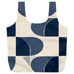 A Minimalist Pattern With Simple Lines And Shapes, Creating A Clean And Modern Aesthetic 04 Full Print Recycle Bag (xl)