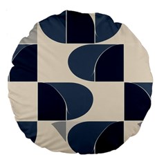 A Minimalist Pattern With Simple Lines And Shapes, Creating A Clean And Modern Aesthetic 04 Large 18  Premium Flano Round Cushions