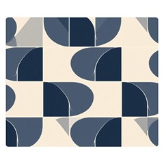 A Minimalist Pattern With Simple Lines And Shapes, Creating A Clean And Modern Aesthetic 04 Two Sides Premium Plush Fleece Blanket (kids Size)