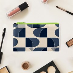 A Minimalist Pattern With Simple Lines And Shapes, Creating A Clean And Modern Aesthetic 04 Cosmetic Bag (xs)