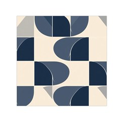 A Minimalist Pattern With Simple Lines And Shapes, Creating A Clean And Modern Aesthetic 04 Square Satin Scarf (30  X 30 )