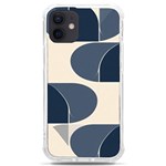 A Minimalist Pattern With Simple Lines And Shapes, Creating A Clean And Modern Aesthetic 04 iPhone 12 mini TPU UV Print Case	 Front