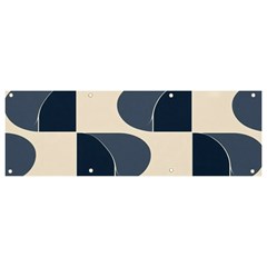 A Minimalist Pattern With Simple Lines And Shapes, Creating A Clean And Modern Aesthetic 04 Banner And Sign 9  X 3  by myclothy