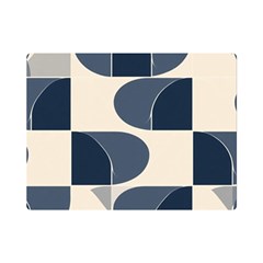 A Minimalist Pattern With Simple Lines And Shapes, Creating A Clean And Modern Aesthetic 04 Premium Plush Fleece Blanket (mini)