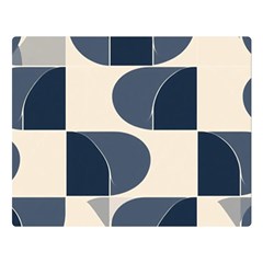 A Minimalist Pattern With Simple Lines And Shapes, Creating A Clean And Modern Aesthetic 04 Premium Plush Fleece Blanket (large)