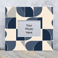 A Minimalist Pattern With Simple Lines And Shapes, Creating A Clean And Modern Aesthetic 04 White Wall Photo Frame 5  X 7 