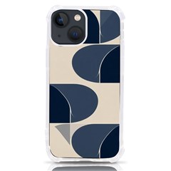 A Minimalist Pattern With Simple Lines And Shapes, Creating A Clean And Modern Aesthetic 04 Iphone 13 Mini Tpu Uv Print Case