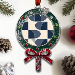 A Minimalist Pattern With Simple Lines And Shapes, Creating A Clean And Modern Aesthetic 04 Metal X mas Lollipop With Crystal Ornament