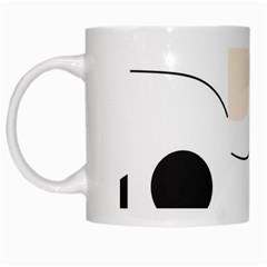 A Minimalist Pattern With Simple Lines And Shapes, Creating A Clean And Modern Aesthetic 05 White Mug