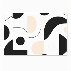 A Minimalist Pattern With Simple Lines And Shapes, Creating A Clean And Modern Aesthetic 05 Postcard 4 x 6  (pkg Of 10)