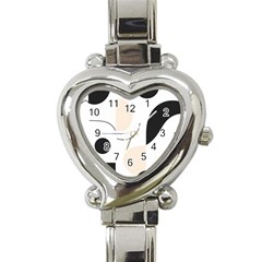 A Minimalist Pattern With Simple Lines And Shapes, Creating A Clean And Modern Aesthetic 05 Heart Italian Charm Watch