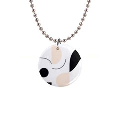 A Minimalist Pattern With Simple Lines And Shapes, Creating A Clean And Modern Aesthetic 05 1  Button Necklace by myclothy