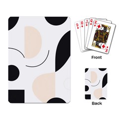 A Minimalist Pattern With Simple Lines And Shapes, Creating A Clean And Modern Aesthetic 05 Playing Cards Single Design (rectangle)