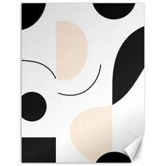 A Minimalist Pattern With Simple Lines And Shapes, Creating A Clean And Modern Aesthetic 05 Canvas 12  X 16 