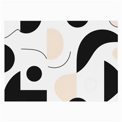 A Minimalist Pattern With Simple Lines And Shapes, Creating A Clean And Modern Aesthetic 05 Large Glasses Cloth (2 Sides) by myclothy