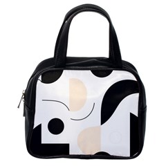 A Minimalist Pattern With Simple Lines And Shapes, Creating A Clean And Modern Aesthetic 05 Classic Handbag (one Side)