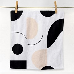 A Minimalist Pattern With Simple Lines And Shapes, Creating A Clean And Modern Aesthetic 05 Face Towel