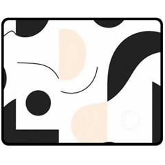 A Minimalist Pattern With Simple Lines And Shapes, Creating A Clean And Modern Aesthetic 05 Fleece Blanket (medium)