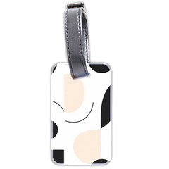 A Minimalist Pattern With Simple Lines And Shapes, Creating A Clean And Modern Aesthetic 05 Luggage Tag (two Sides)