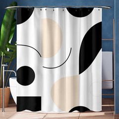 A Minimalist Pattern With Simple Lines And Shapes, Creating A Clean And Modern Aesthetic 05 Shower Curtain 60  X 72  (medium)  by myclothy