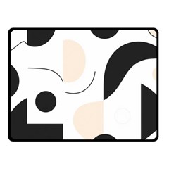 A Minimalist Pattern With Simple Lines And Shapes, Creating A Clean And Modern Aesthetic 05 Two Sides Fleece Blanket (small)