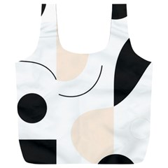 A Minimalist Pattern With Simple Lines And Shapes, Creating A Clean And Modern Aesthetic 05 Full Print Recycle Bag (xxxl)