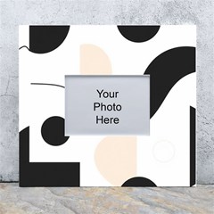 A Minimalist Pattern With Simple Lines And Shapes, Creating A Clean And Modern Aesthetic 05 White Wall Photo Frame 5  X 7  by myclothy