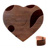 A Minimalist Pattern With Simple Lines And Shapes, Creating A Clean And Modern Aesthetic 05 Heart Wood Jewelry Box Front