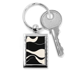 A Minimalist Pattern With Simple Lines And Shapes, Creating A Clean And Modern Aesthetic 06 Key Chain (rectangle)