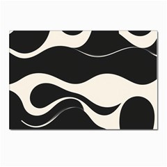 A Minimalist Pattern With Simple Lines And Shapes, Creating A Clean And Modern Aesthetic 06 Postcard 4 x 6  (pkg Of 10) by myclothy