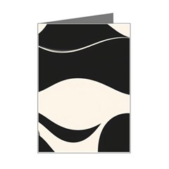 A Minimalist Pattern With Simple Lines And Shapes, Creating A Clean And Modern Aesthetic 06 Mini Greeting Card