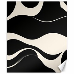 A Minimalist Pattern With Simple Lines And Shapes, Creating A Clean And Modern Aesthetic 06 Canvas 8  X 10 