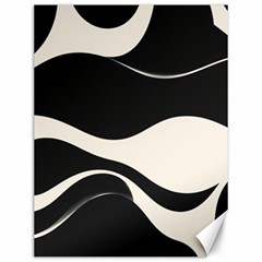 A Minimalist Pattern With Simple Lines And Shapes, Creating A Clean And Modern Aesthetic 06 Canvas 12  X 16 